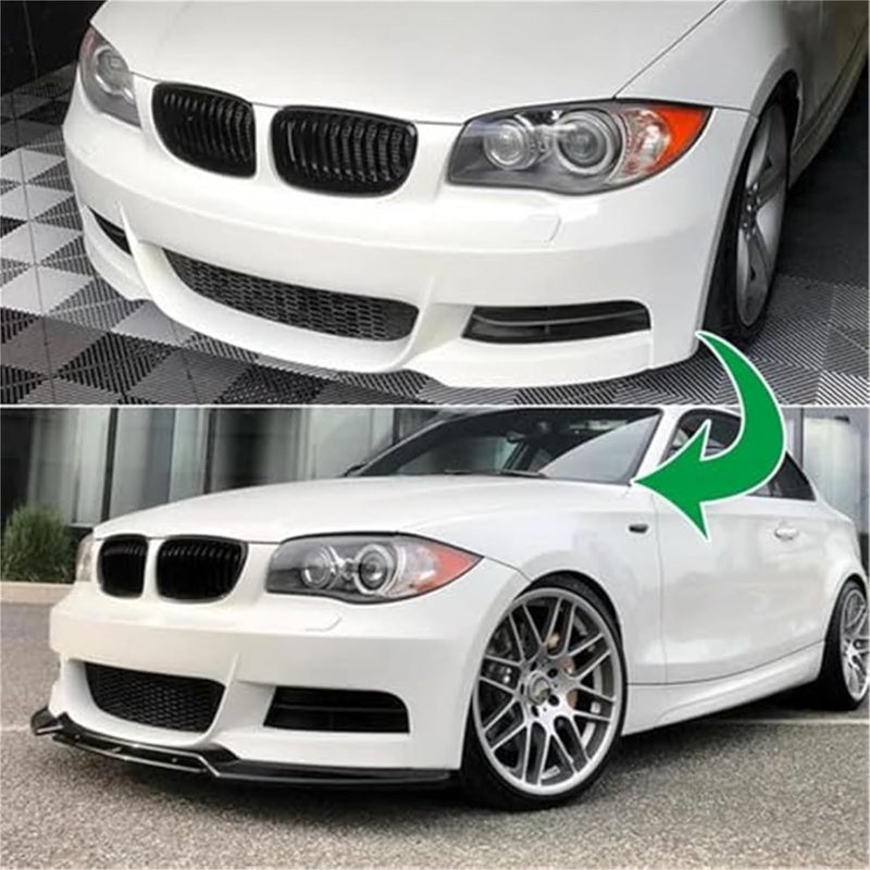 Wivplex Front Bumper Lip Spoiler for BMW 1 Series E82 E88 - Image 3