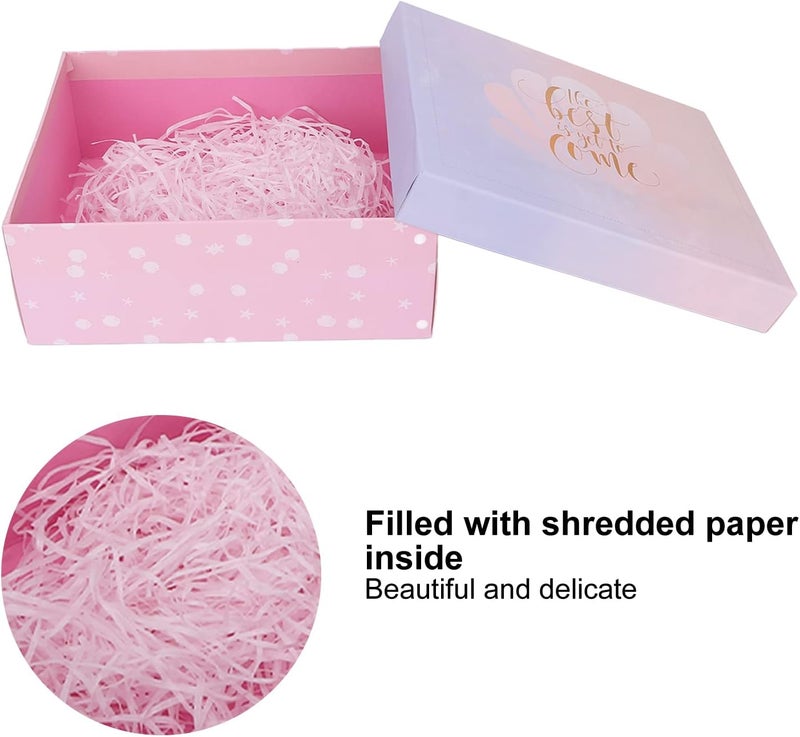 klarako Gift Box Set,Portable Exquisite Present Box Bag Elegant Paper Gift Bag for Wedding Valentine's Day Birthday Party - Image 2