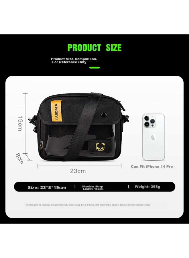 Meizu Crossbody Bag, Messenger Bag For Men And Women, Casual Shoulder Bag, Multifunctional Canvas Chest And Waist Pack, Large Capacity Phone Bag - Image 3