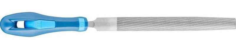 Pferd 8" Half-Round Hand File with Handle, American Pattern, Smooth Cut, Fine, 3/4" Width, 7/32" Thickness - Part 11025P - Image 5