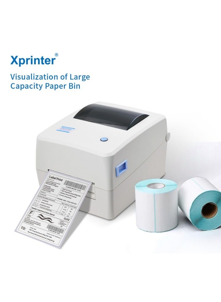 إكس برينتر طابعة الباركود والملصقات بالطباعة الحرارية غير المباشرة تعمل بالحبر او بدون حبر XPRINTER XP-TT424B - Image 4