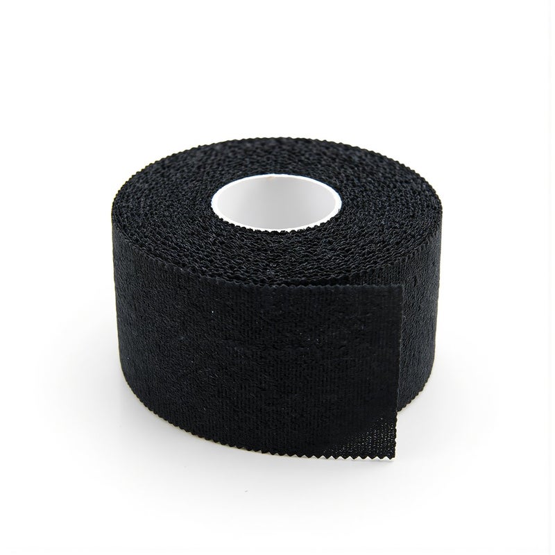 Athletic Sports Tape 100% Cotton 3.8cm x 10m Black Breathable Waterproof No Residue - Image 3