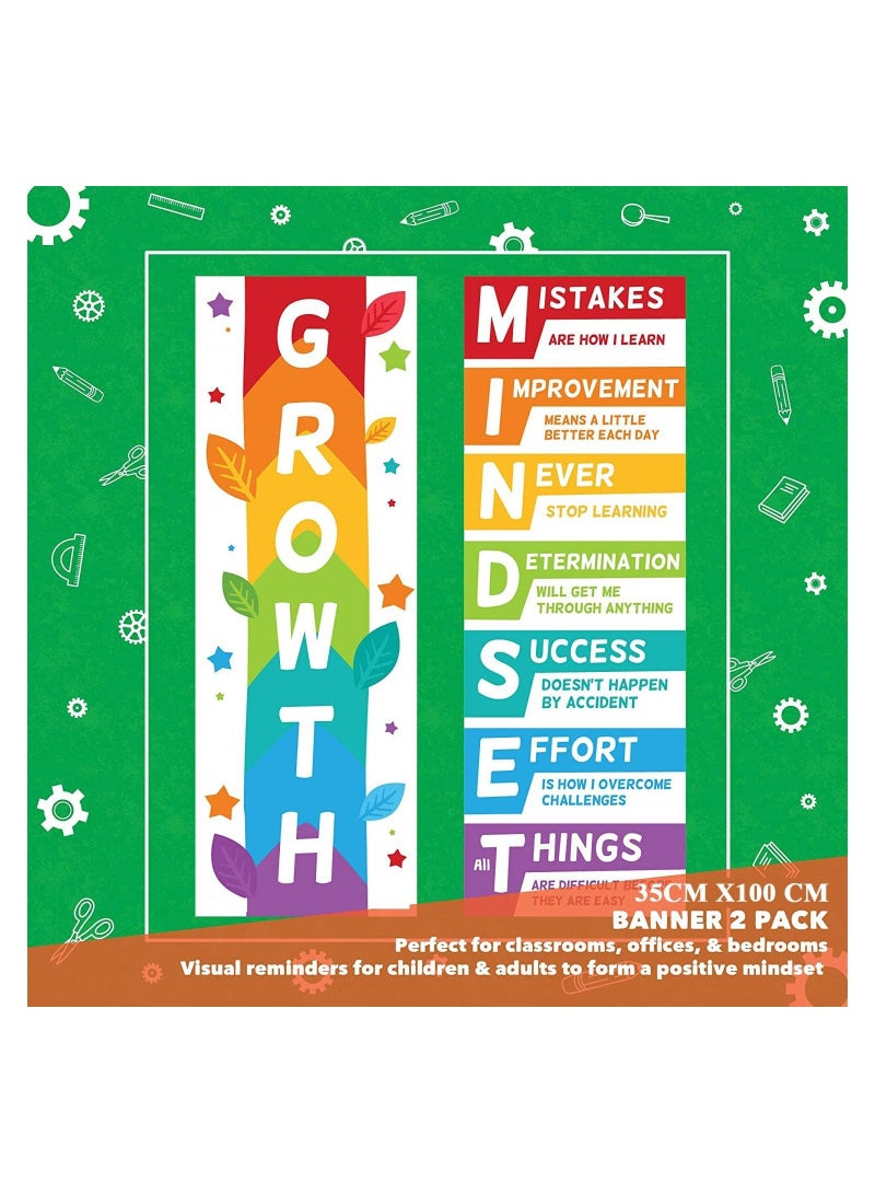 Classroom decorations posters of banners and posters printed with inspiring and mind-developing phrases, for the blackboard decor and the walls of the nursery, primary and middle school, printed on Up - Image 2