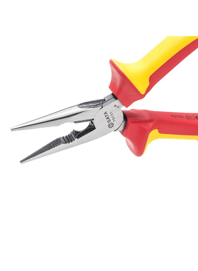 SATA GL70131 VDE Insulated Long Nose Pliers 6" - Image 3