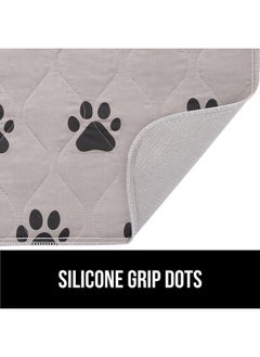 Gorilla Grip Gorilla Grip Washable Puppy Pads, 40x26 Pack of 2, Slip Resistant Dog Crate Mat, Waterproof Cloth Pee Pad for Training Puppies in Playpen, Reusable Pet Incontinence Blanket, Protects Sofa, Furniture  - Image 4