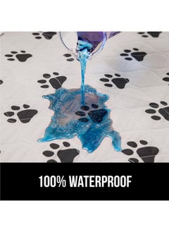 Gorilla Grip Gorilla Grip Washable Puppy Pads, 40x26 Pack of 2, Slip Resistant Dog Crate Mat, Waterproof Cloth Pee Pad for Training Puppies in Playpen, Reusable Pet Incontinence Blanket, Protects Sofa, Furniture  - Image 3