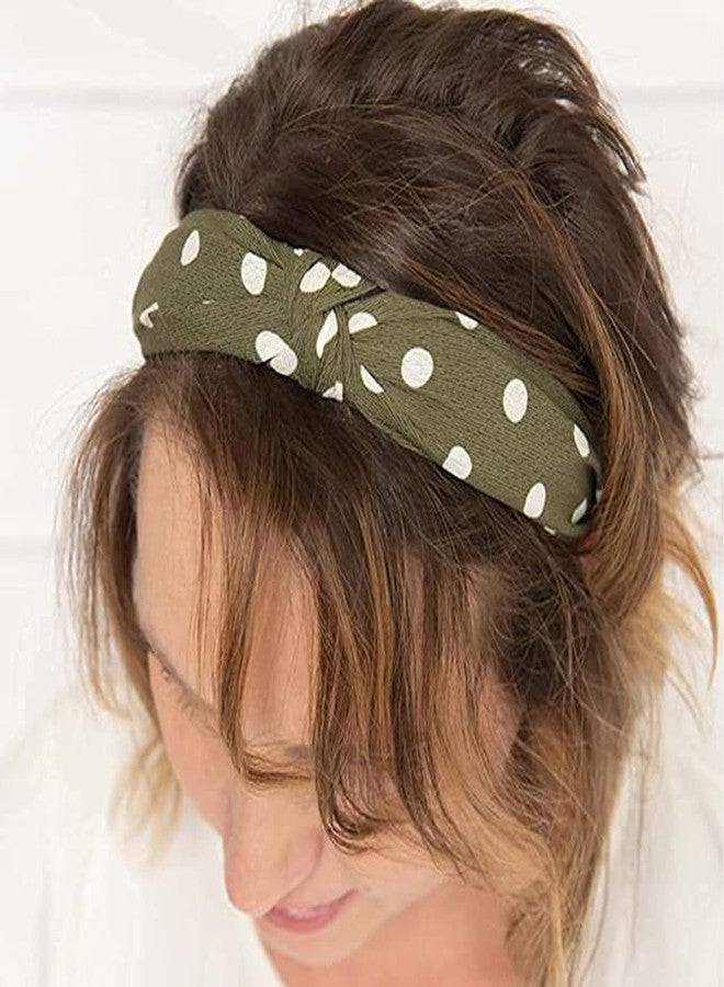 VSAKSH 3 Pcs Multicolor Headbands Women Hair Head Bands - Accessories Cute Boho Beauty Fashion Hairbands Girls Cross Vintage Head Hair Bands Knotted Wide Band (Random Color & Design) - Image 4