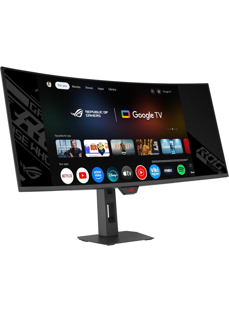 أسوس شاشة الألعاب المنحنية ROG Strix OLED XG34WCDMTG بحجم 34 بوصة UWQHD، 240 هرتز، 0.03 مللي ثانية (90LM0B10-B02171) - Image 4