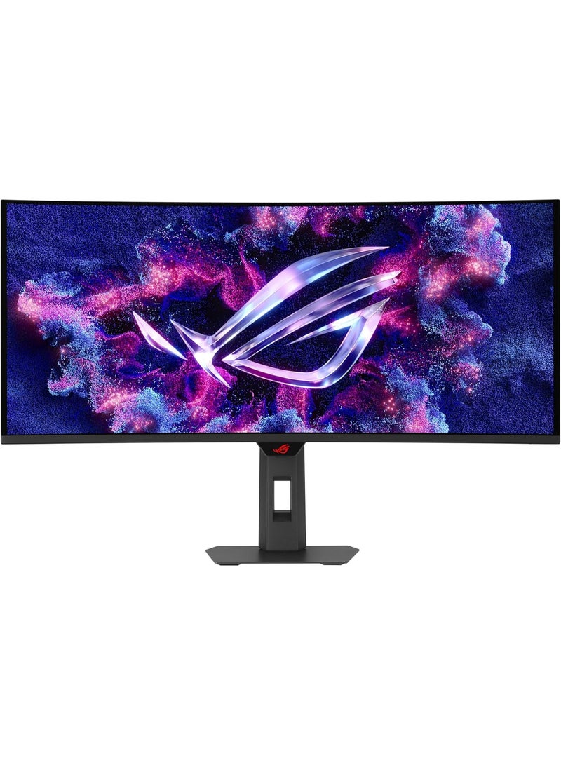 أسوس شاشة الألعاب المنحنية ROG Strix OLED XG34WCDMTG بحجم 34 بوصة UWQHD، 240 هرتز، 0.03 مللي ثانية (90LM0B10-B02171) - Image 1