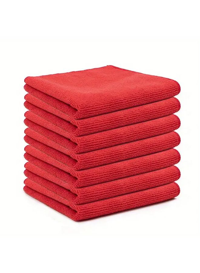 Microfiber Kitchen Cleaning Cloth 30x30cm 1 Pack Random Color Polyester Multipurpose Towel For Home And Car - Image 4