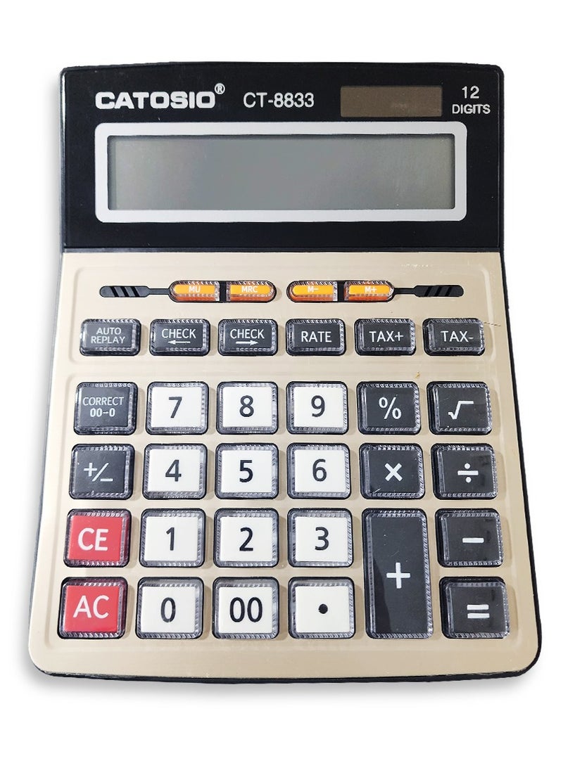 Generic Scientific Calculator CT-8833 Black , With Large Display  - Image 1