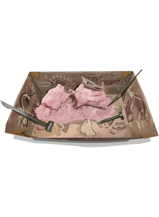 4M KidzLabs Pteranodon Skeleton Excavation Kit â€“ Dig & Assemble a Flying Dinosaur Fossil Model | STEM Paleontology Toy for Kids Ages 8+ / 00-03459 - Image 5