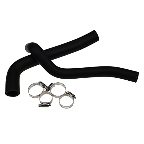 JZGRDN Gas Tank Filler Hose Vent Kit w/Clamps 17740.03 17741.01 5357970 5357971 Compatible with Jeep CJ 5 7 1978-1986 w/15 Gal Tank - Image 1