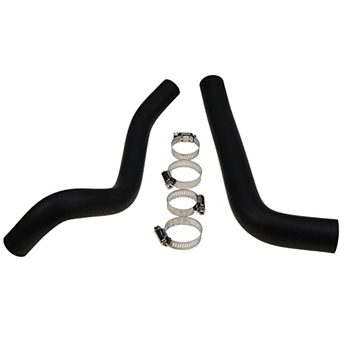 JZGRDN Gas Tank Filler Hose Vent Kit w/Clamps 17740.03 17741.01 5357970 5357971 Compatible with Jeep CJ 5 7 1978-1986 w/15 Gal Tank - Image 2