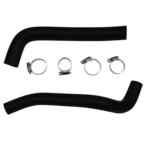 JZGRDN Gas Tank Filler Hose Vent Kit w/Clamps 17740.03 17741.01 5357970 5357971 Compatible with Jeep CJ 5 7 1978-1986 w/15 Gal Tank - Image 3