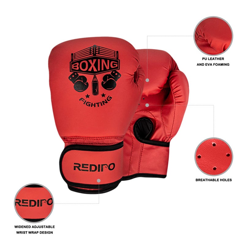 Redipo Kids Boxing Gloves, Sponge Foam Training Sparring Gloves Thai Kick Boxing for Kid and Youth, Suitable for Boys and Girls Age 3 to 9 Years - Image 4