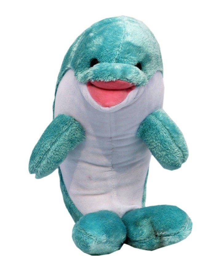 Amardeep Blue Sitting Dolphin 40cms - Image 2