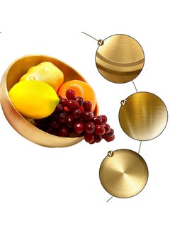 SAMUSAGYA SAMUSAGYA Stainless Steel Dipping Sauce BowlsRound Seasoning Dishes Bowls Side Dishes Desserts DoubleDeck Dish Double Wall Rice Soup Salad Noodle for Appetizer Dish French Fries 2 pcs Set  - Image 3