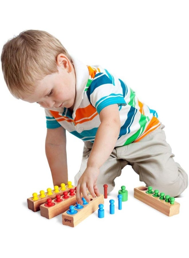 BOHS Montessori Button Cylinder Educational Toy - Image 2