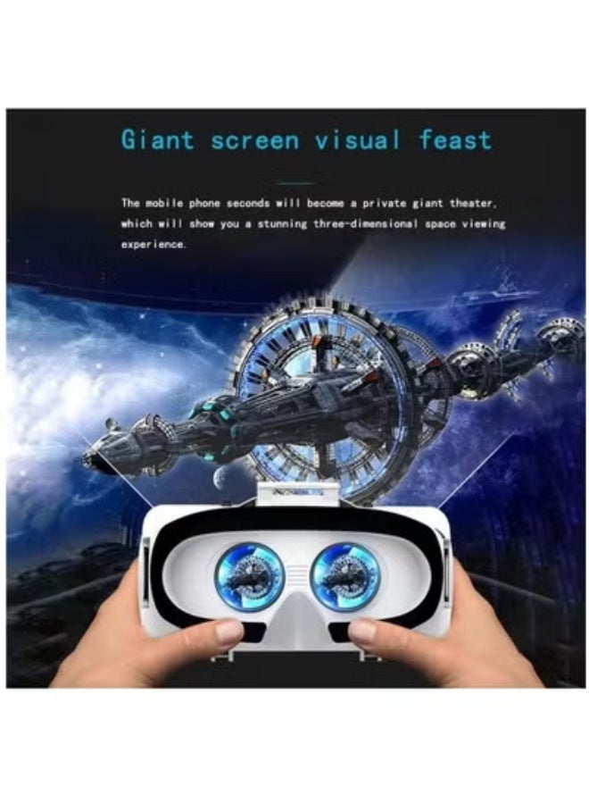 في آر شينيكون نظارات الواقع الافتراضي VR SHINECON - سماعة رأس ثلاثية الأبعاد غامرة للهواتف الذكية، متوافقة مع iOS وأندرويد - Image 2