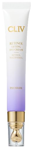 CLIV Retinol Lifting Eye Cream Nourishing Eye Cream for Eye Massaging Quick Remedy For Eye Bag Puffiness Collagen Solution Special applicator for the eye area 067 Fl Oz Pack of 1