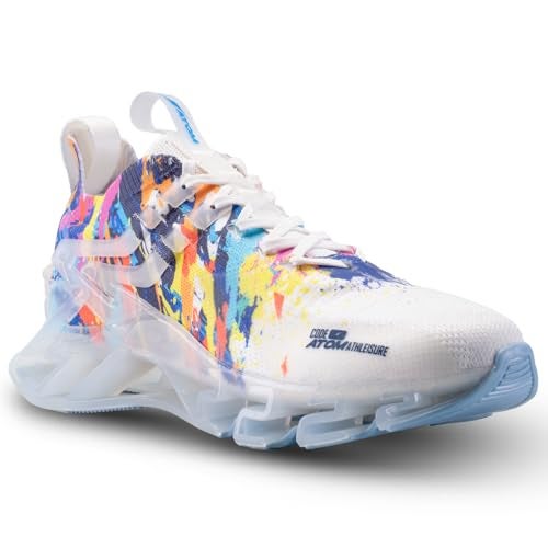 ATOM Men's Phantom Multicolor Sneakers|Stylish & Comfortable Casual Sneakers With Breathable Air Mesh|All-Day Comfort, 6 UK - Image 1
