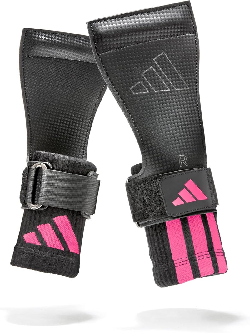 adidas Lifting Grips Pack - Black/Pink - S/M - Image 1