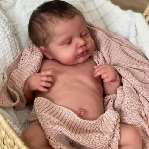 Anano Reborn Baby Dolls Silicone Full Body20 in Realistic Baby Doll Full Silicone Babys Doll Girl Posable Real Lifelike Reborn Dolls Washable with Accessories - Image 1