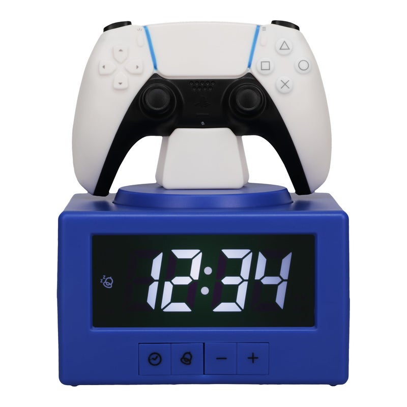 Paladone PlayStation DualSense Controller Alarm Clock with Night Light â€“ Digital Gaming Clock for Kids, Teens, and Bedrooms â€“ Official Licensed PlayStation Decor - Image 2
