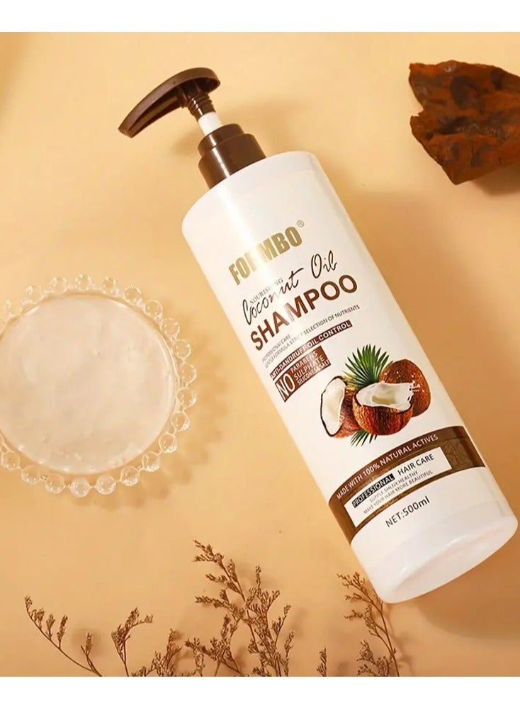 DubaiGallery Coconut Shampoo, Coconut Oil Shampoo 500ML - Image 2