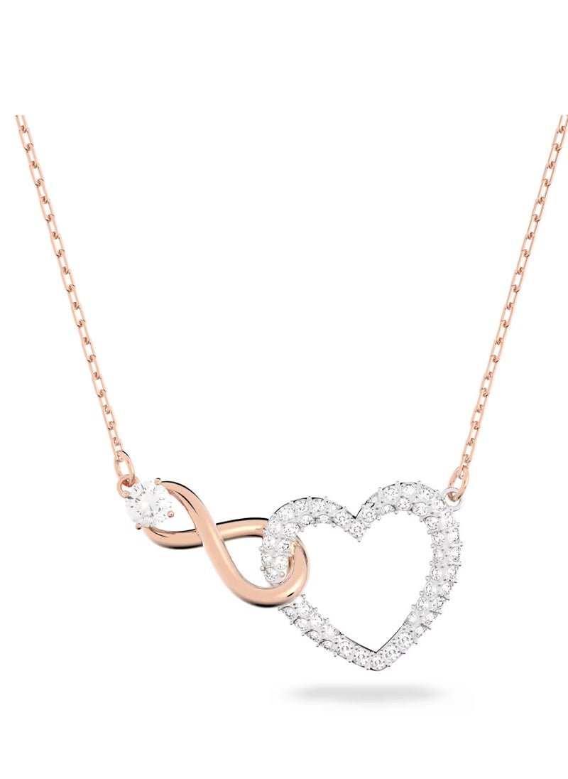 Hyperbola necklace Infinity and heart, White, Mixed metal finish,5518865,38 /1.5X2.5cm - pzsku/ZE9FF69BB6AF2DCE8DEF1Z/45/_/1733813196/ffb029db-b487-4156-9f09-69c99c381ef4