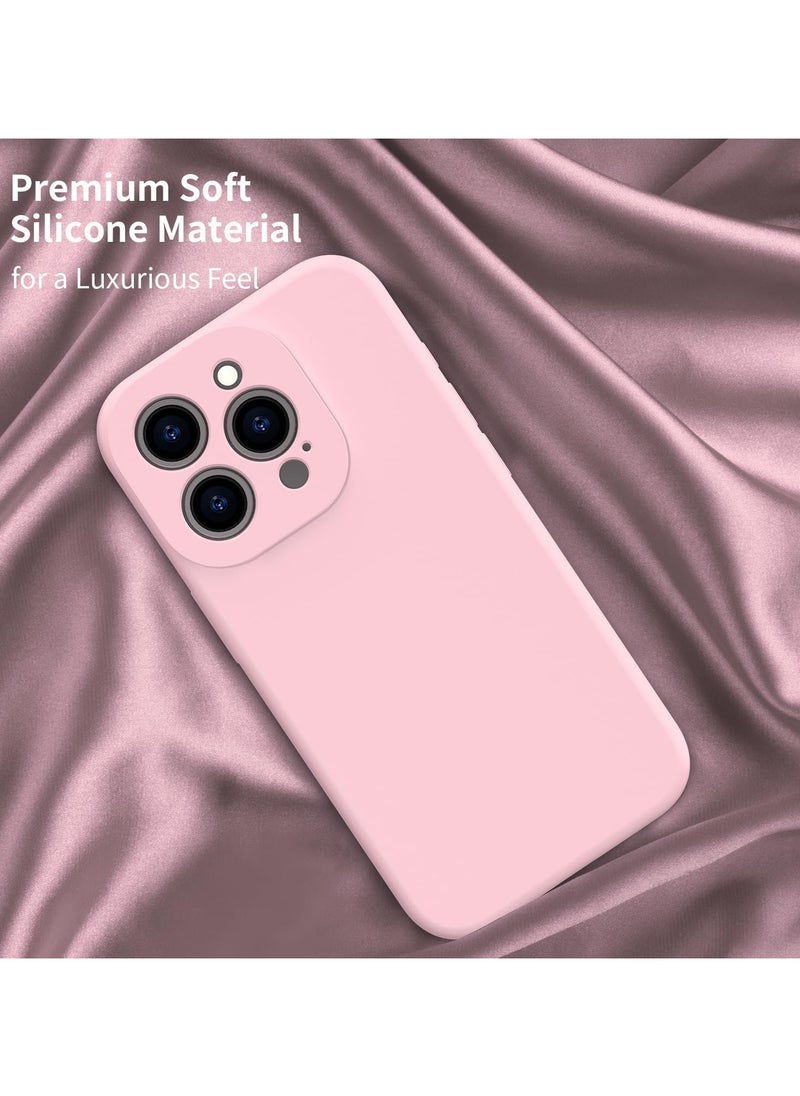 TEAM LUXURY Specially designed for iPhone 15 Pro, silicone upgraded [camera protection] phone case strap, soft and scratch resistant ultra-fine fiber lining inside, 6.1 inches  - Image 2