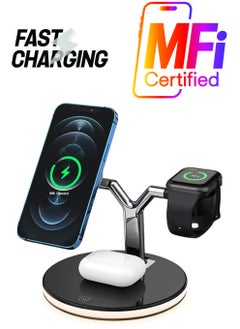 Professional Fast Wireless Charger for Apple iPhone, Android, Smartwatch and Air Pods