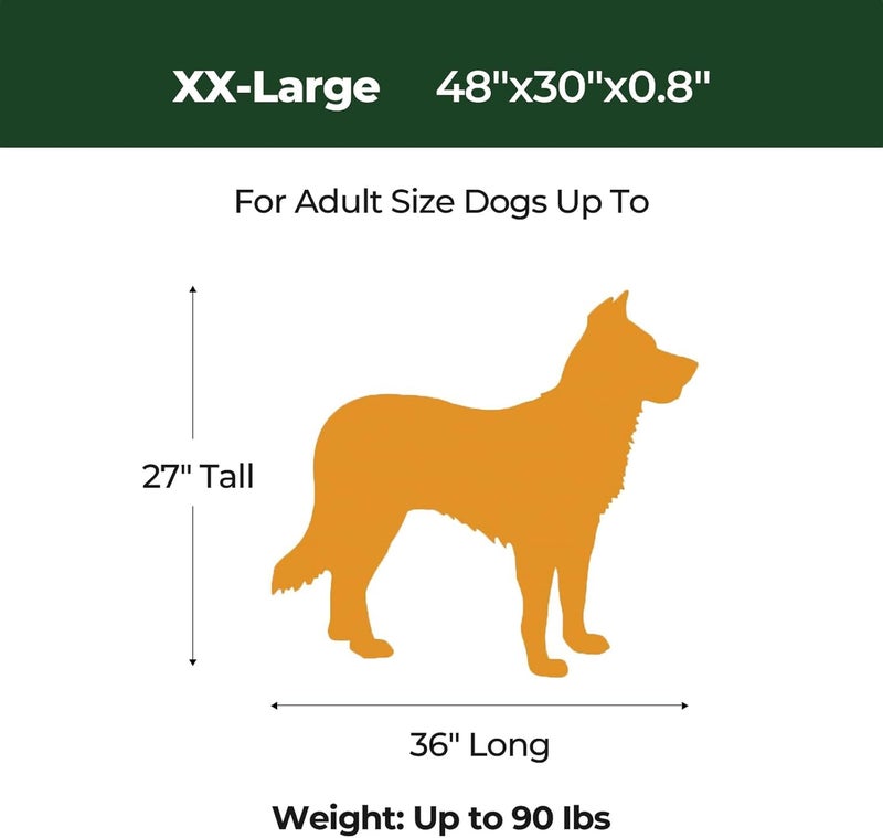 BALANCE Dog Crate Pad, Dog Foam Crate Mat Kennel Pad, Washable Water-Resistant Pet Bed Flat Dogs Cage Mat for XX-Large Dogs - Image 5