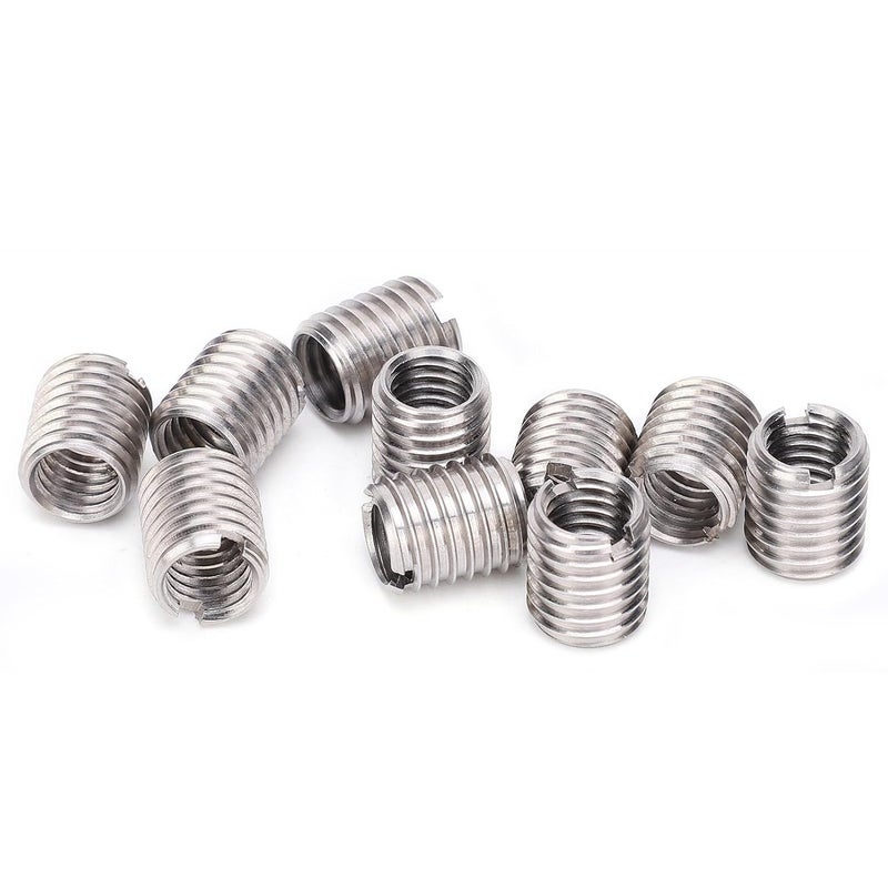 Male Female Thread Repair Inserts, Stainless Steel Insert Nut M8 X 1.25 M10 X 1.5 10Pcs Male to Female Threaded Reducing Bushing for Aviation, Auto Repair, Lighting, Making - Image 3