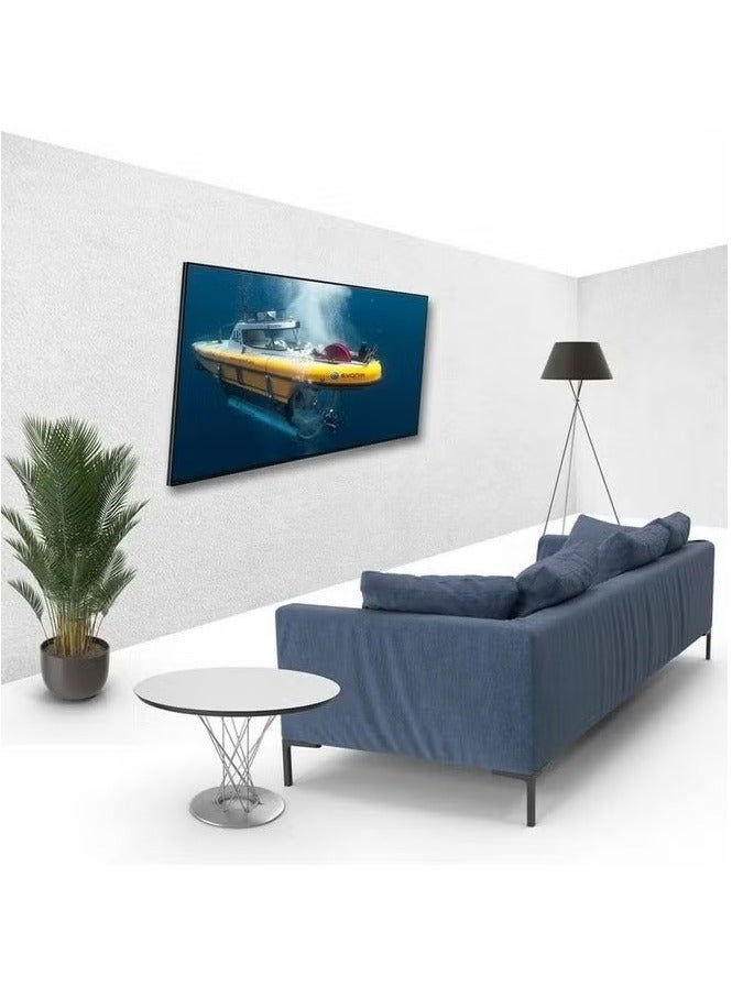 VITION حامل تلفاز جداري T53 لشاشات 32 إلى 70 بوصة سهل التركيز باللون الأسود - Image 5