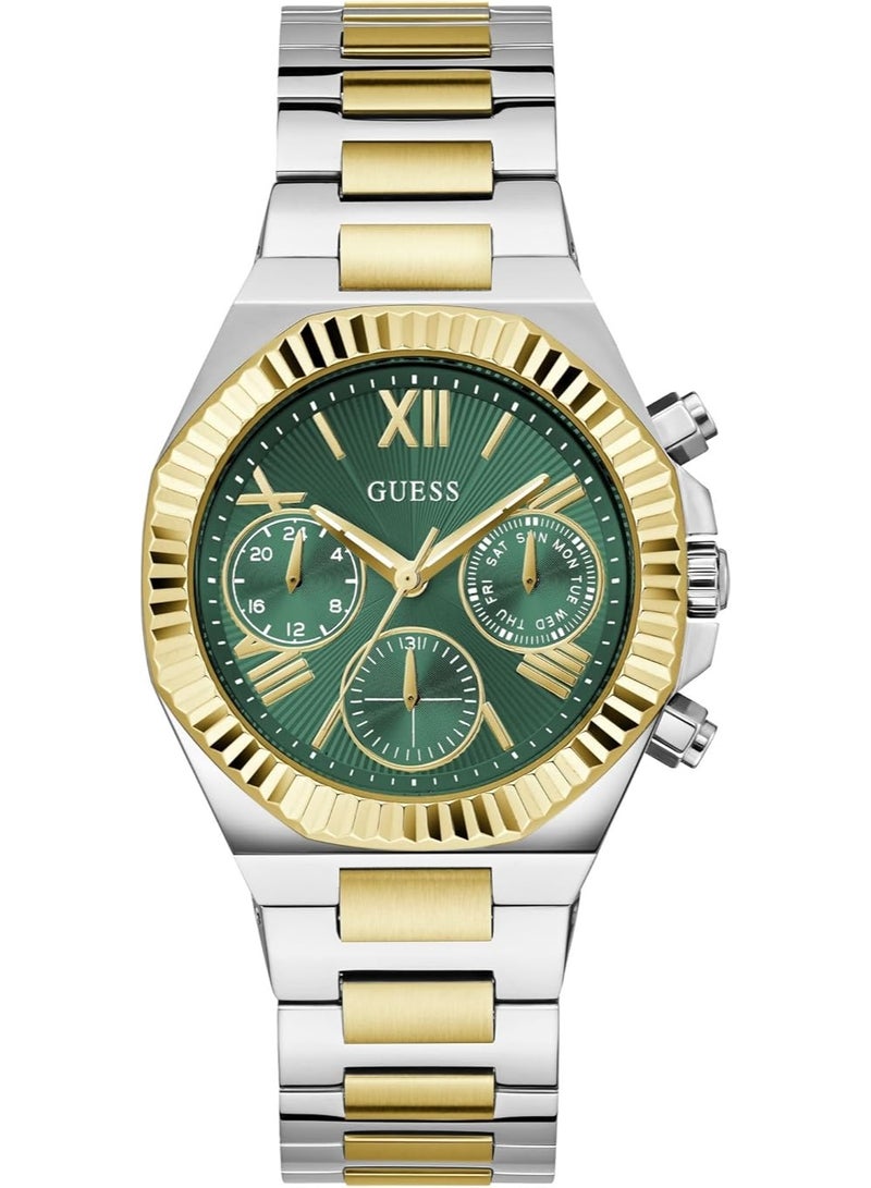 GUESS Analog Green Dial Women's Watch-GW0769L4, Green - Image 1