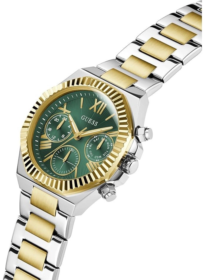GUESS Analog Green Dial Women's Watch-GW0769L4, Green - Image 2