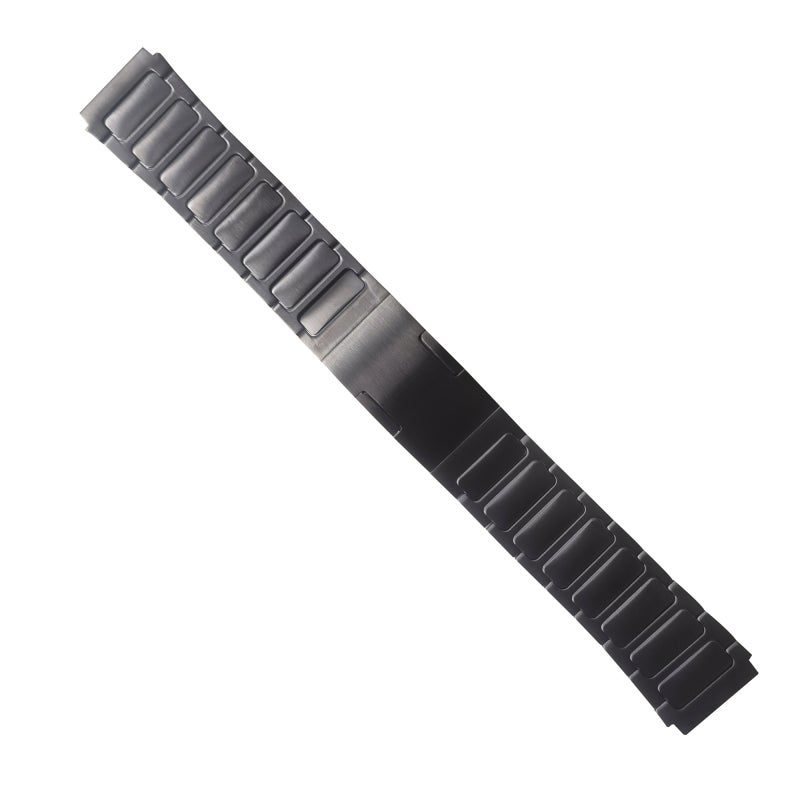 S-TOP For Garmin Forerunner 255 22mm I-Shaped Titanium Alloy Watch Band(Grey) - Image 2