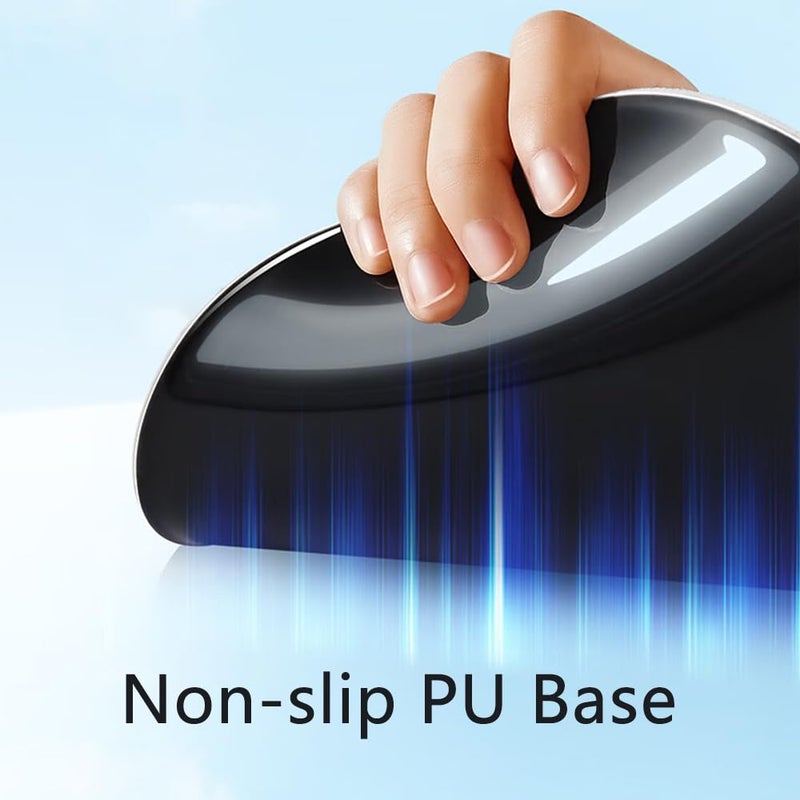 JYWYBF Ergonomic Mouse Pad with Wrist Rest, Gel Wrist Support Mousepad, Pain Relief Laptop Computer Mouse Pad, Non-Slip Mouse Pads for Office & Home (Purple) - Image 5
