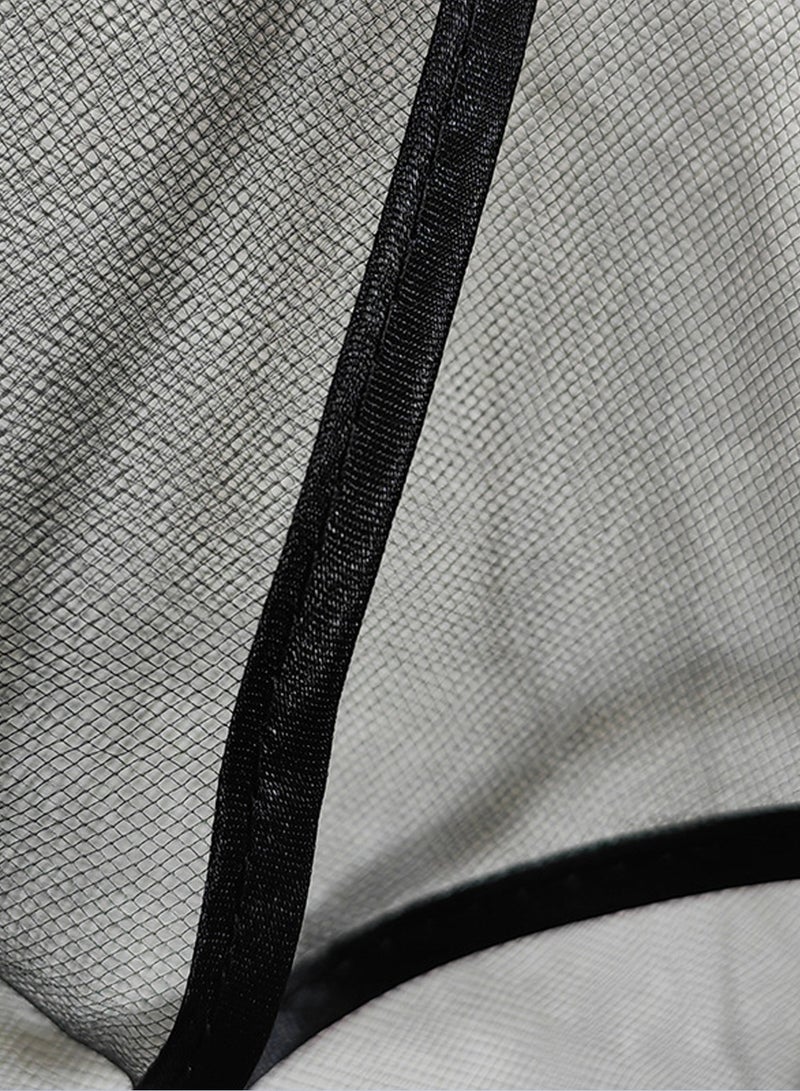 Bridal Veil for Women, Short Simple Tulle Wedding Veil, Satin Edge With Comb for Wedding Bachelorette Costume Party,Black - Image 5