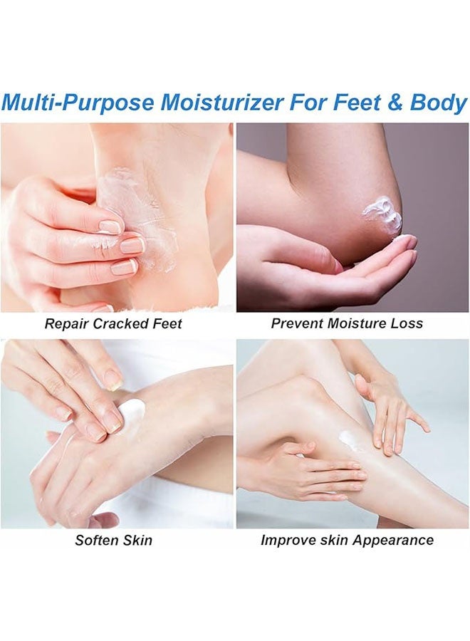 ISSUWEN Urea Cream 42% + Salicylic Acid 2% 100g, Foot Cream for Dry Cracked Heels Knees Elbows Hands Repair Treatment, Foot Moisturizer for Dead Skin Remover Toenail Softener, Foot Care - Image 2