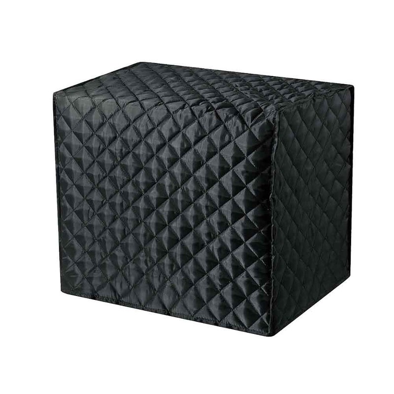 Bread Maker Cover 17x11x15 Inches Clip Cotton Polyester Quilted Toaster Oven Dust Cover for Protect your Bread Machine or Kitchen Small Appliances Hands or Machine Washable Black