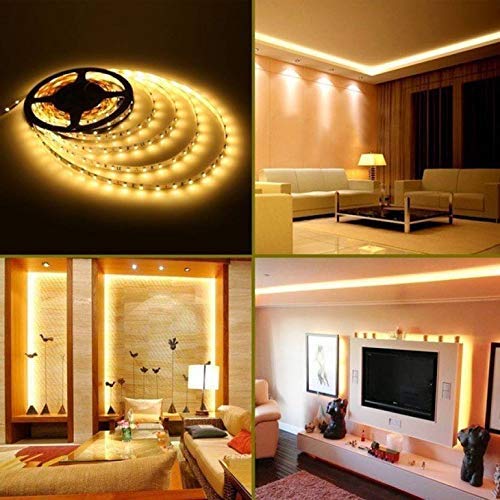 Mufasa 20 Meter Led Strip Light Indoor Outdoor Waterproof Smd Roll (Adhesive Less Back) (Plug N Play) (Warm White),20 meters - Image 4