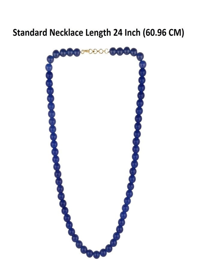 Efulgenz Beaded Necklace Pearl Blue Indian Jewelry Set Chain Necklace Faux Pearl Handmade Strand Beaded Necklace Bollywood Jewelry Sets for Women - Image 5