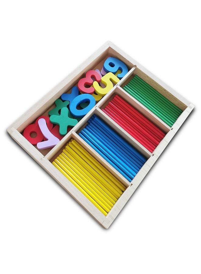 Wooden  Sticks and Number Toys Set - Image 3