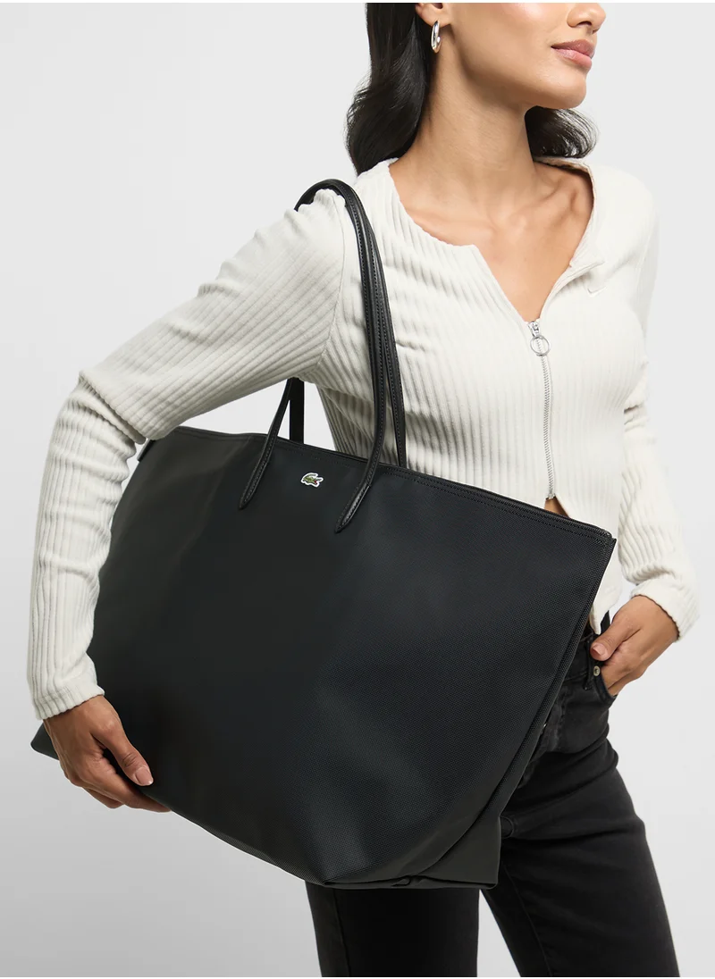 LACOSTE Essentials Top Handle Zip Over Tote