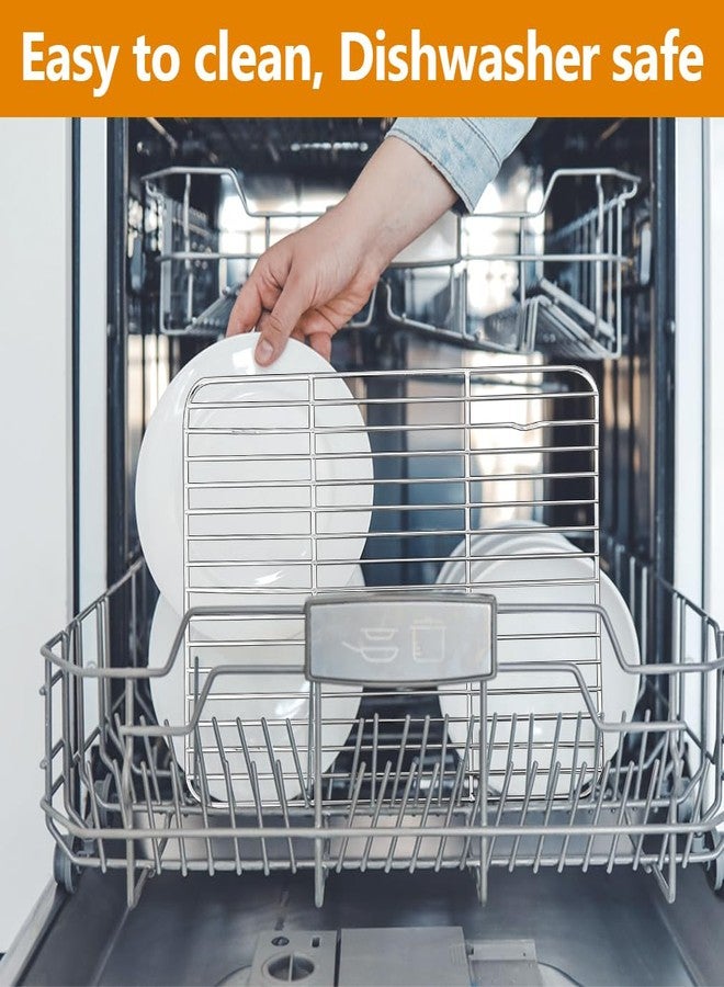 Vyndicca Baking Cooling Rack Set Stainless Steel Baking Racks, Roasting Rack for Roasting Grilling Cooking and Baking, Heavy Duty Wire Racks, Oven & Dishwasher Safe, 4 Various Sizes - Image 5