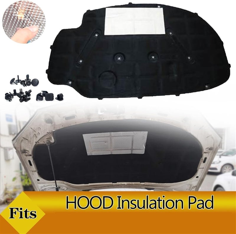 Wivplex Front Engine Hood Insulation Pad for VW Golf 2004-2008 - Image 5