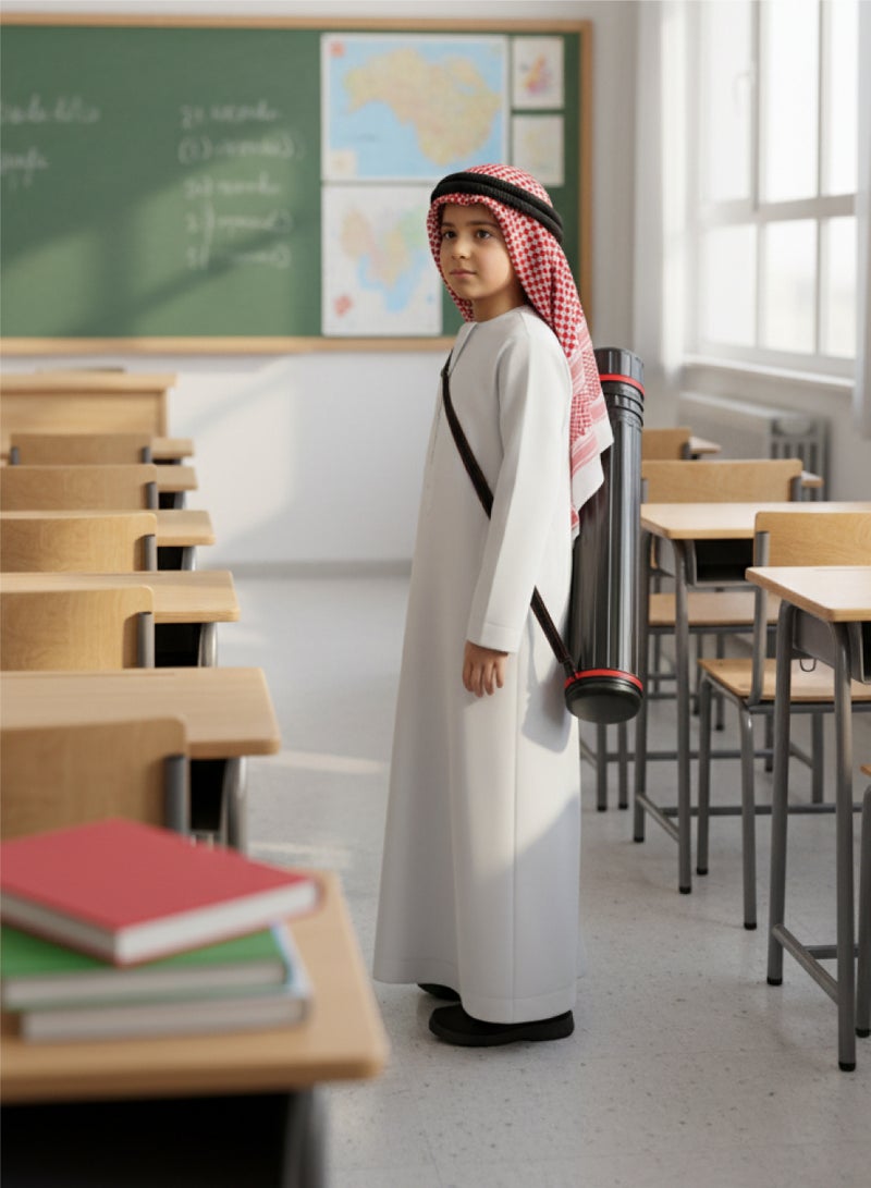 حافظة مخطوطات قابلة للتمديد 40–70 سم، أنبوب رسوم مع حمالة كتف - Image 4